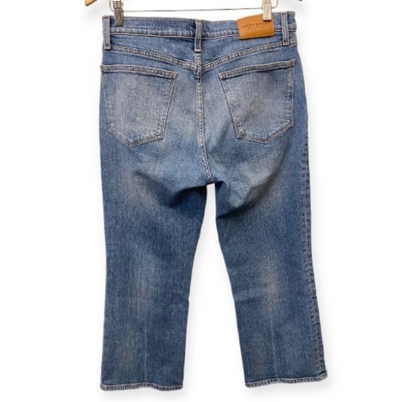 Lucky Brand 12 High Rise Jeans Crop Mini Boot Bridgette Womens Stretch - Picture 4 of 16